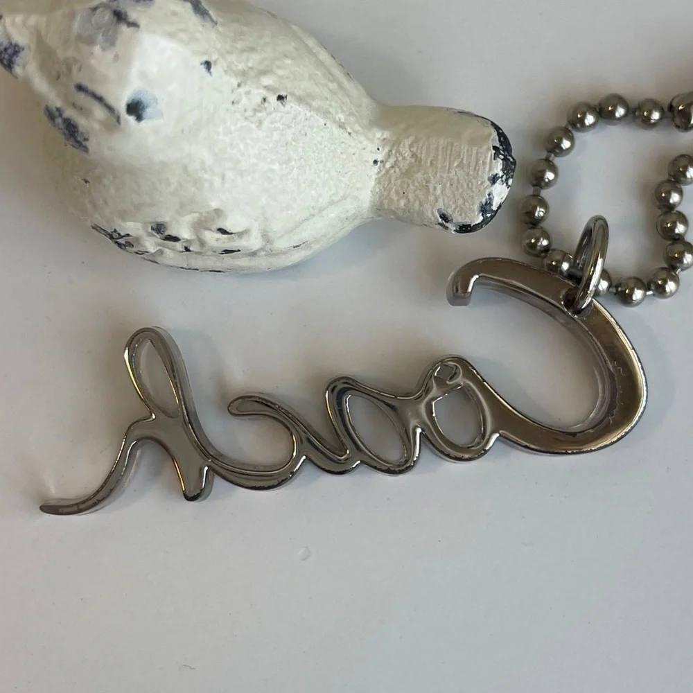 2.25” COACH Fob Bag Charm Keychain Hang Tag